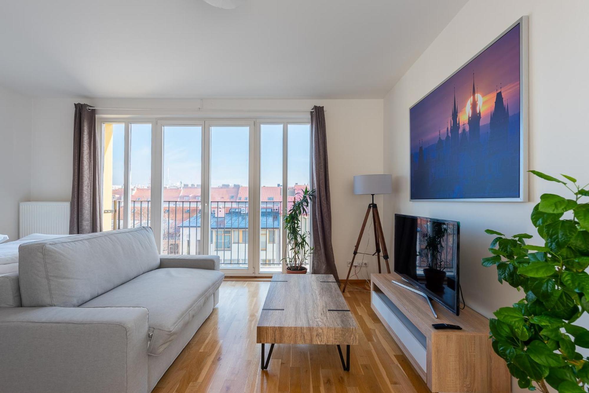 Sunny Safron Apartment Praga Exterior foto