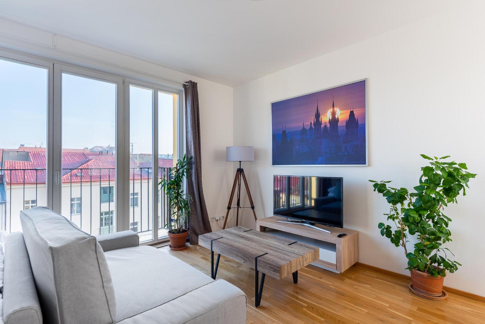 Sunny Safron Apartment Praga Exterior foto